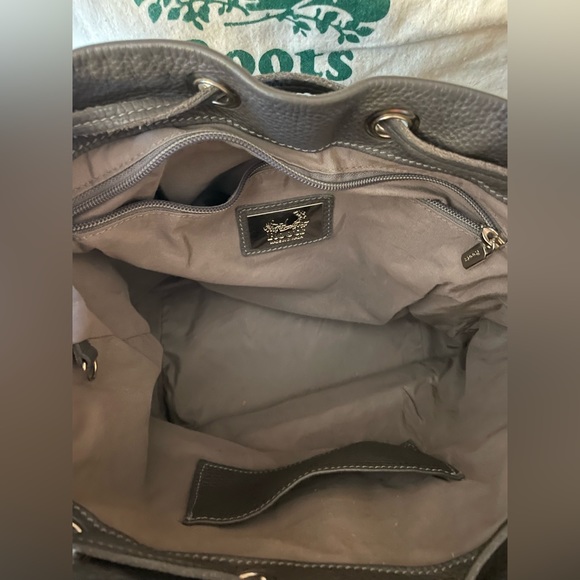 ROOTS Grey Drawstring Crossbody - Picture 4 of 4